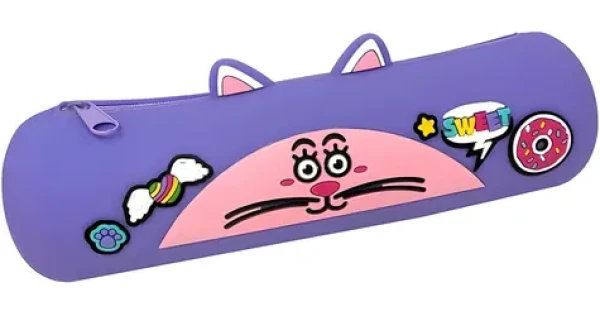 MITAMA Mitamino Animal fialová / Penál / Silikon / Zip (63704-0283)