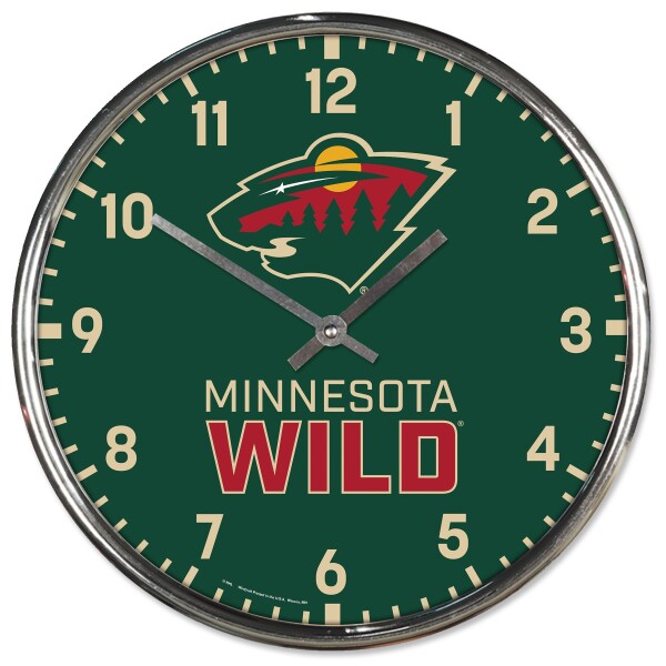 Hodiny Minnesota Wild NHL Chrome Team Design