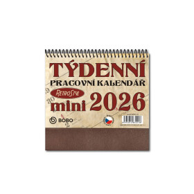 Pracovní kalendář 2026 MINI Retro