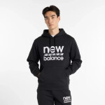 New Balance Sport Graphic Fleece Hoodie BK M MT51941BK pánské L