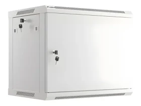 Lanberg WF01-6409-00S šedá / Nástěnný rozvaděč / 19" / 9U / 600x450 mm / kovové dveře / flat pack (WF01-6409-00S)