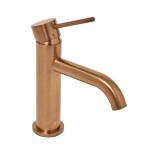Umyvadlová baterie SAT Aurum bez výpusti broušená rose gold SATBAUR271BRG SATBAUR271BRG