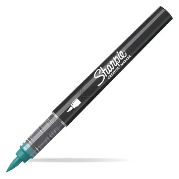 SHARPIE Popisovač Creative zelená / Štětcový hrot / Akrylová náplň / Voděodolný (2218068)