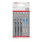 Bosch 5dílná sada pilových plátků do kmitacích pil Wood and Metal Basic T 119 BO; T 119 B; T 11 C; T 118 A; T 118 B