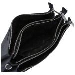 Trendy dámská koženková crossbody kabelka Kalle, tmavě modrá