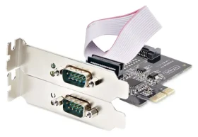 StarTech PCIe karta 2x sériový RS-232 / Řadič / PCIe / 2 porty / černá (2S232422485-PC-CARD)