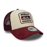 Pánská kšiltovka New Era Branded 9FORTY A-Frame Trucker Cord Visor vínová