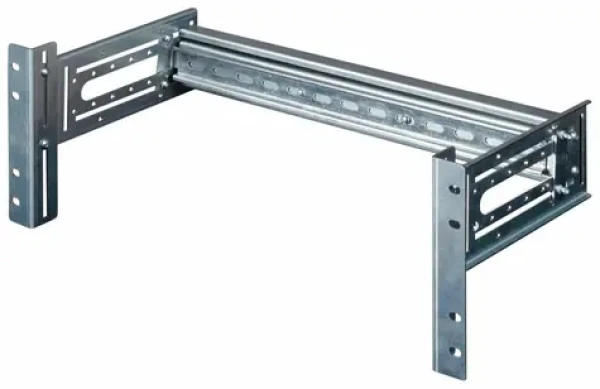 Equip DIN lišta pro 19" rack RAL7035 šedá / Modul DIN lišty / 2U / 485 mm (EZR-DIN-4)