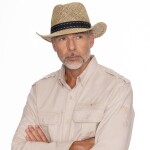 Bushman Pánský a dámský klobouk Seagrass II, béžový 57