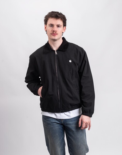 Carhartt WIP Madison Ripstop Jacket Black/Wax garment dyed M