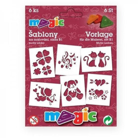 Papírové šablony Láska