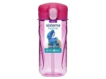 Sistema Hydrate Quick Flip Top Láhev s brčkem 520 ml růžová (8592001419674)