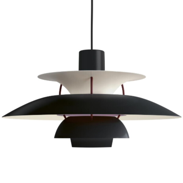 Louis Poulsen Závěsná lampa PH 5 – speciální edice Black Friday, černá barva