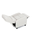 TV a relaxační křeslo, manuální polohování push back, potah manšestrová béžová látka