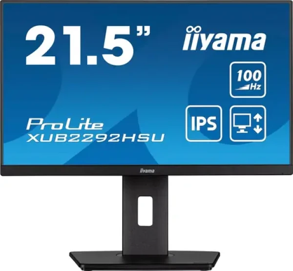 21.5" IIYAMA ProLite XUB2292HSU-B6 černá / IPS / 1920x1080 / 16:9 / 0.4ms / 1000:1 / 250cd / repro / HDMI / DP (XUB2292HSU-B6)