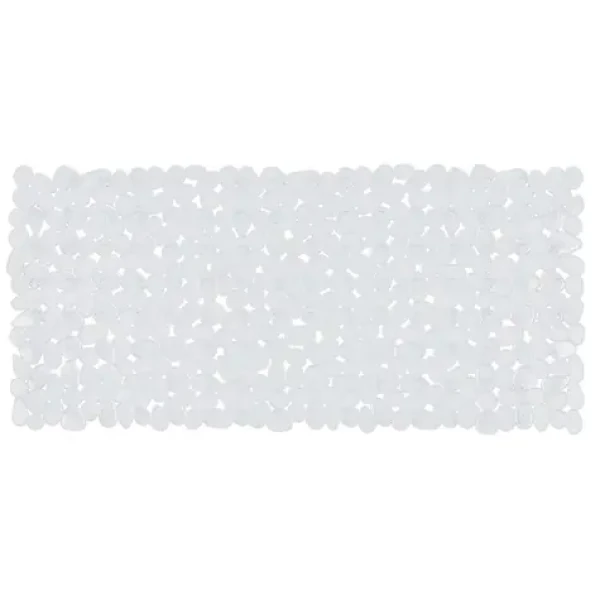 Spirella RIVERSTONE protiskluzová podložka do vany průhledná / PVC / 75 x 36 cm (7610583070722)