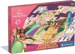 Clementoni Podlahové puzzle s interaktivním perem Princezny 24 dílků