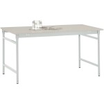Manuflex LD1113.6011 ESD ESD pracovní stůl UNIDESK s kaučuk deska, rezedově zelená RAL 6011, Šxhxv = 2000 x 800 x 720-73