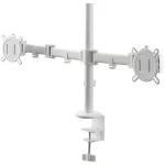 One For All DM2220 bílá / Držák pro monitor / 13-32" / nosnost 8 kg / Pro 2 monitory (DM2220)