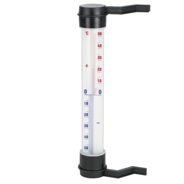 STREND PRO 221973 Teploměr okenní plastový, délka 290mm, černý