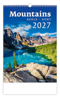 Nástěnný kalendář 2027 Helma Hory