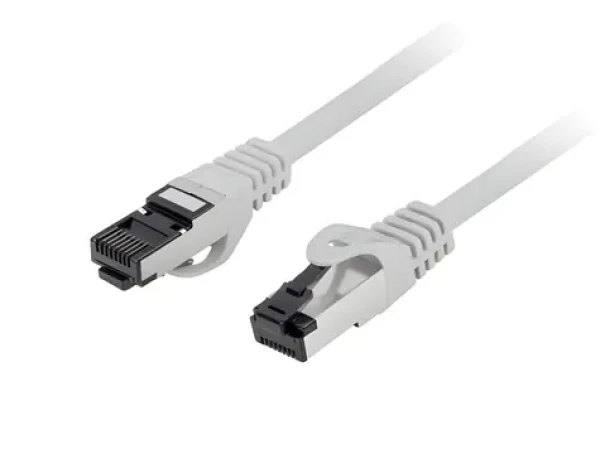 Lanberg CAT8.1 S/FTP 0,5 m šedá / Patch kabel / 40 Gb/s / LSZH / RJ-45 (PCF8-10CU-0050-S)