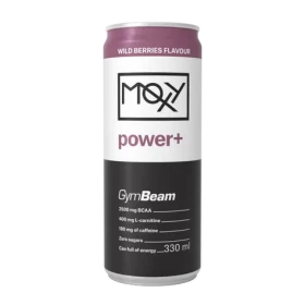 MOXY power+ Energetický nápoj 330 ml - GymBeam (lesní ovoce, 330 ml) (33457-8-wild-berries-330ml)