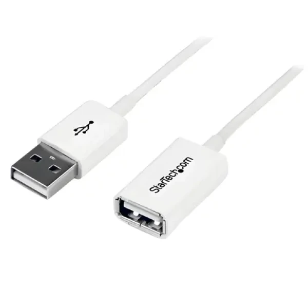 StarTech Prodlužovací kabel USB-A bílá / Prodlužovací kabel / USB-A - USB-A / 480 Mbit/s / 3 m (USBEXTPAA3MW)