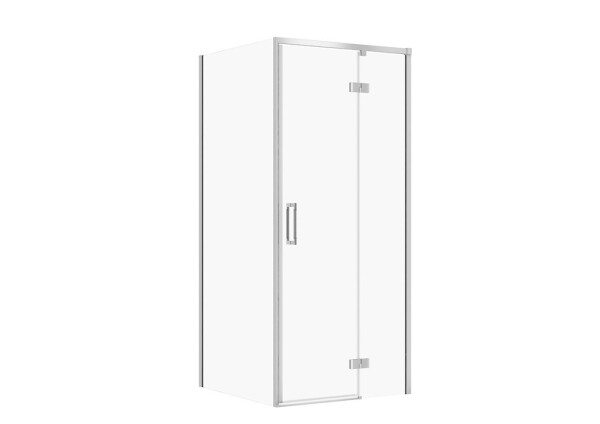 CERSANIT - Sada B849: kout LARGA, pant pravý, chrom 80x80x195, čiré sklo VIR S601-214