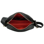 Trendy dámská koženková crossbody kabelka LB Vilja, černá