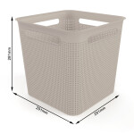 ROTHO Úložný box BRISEN 18L - cappuccino