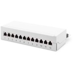 DIGITUS 19 Patch panel / nestíněný / 16 portů / neosazený / 1U / černá barva / RAL 9005 (4016032157441)