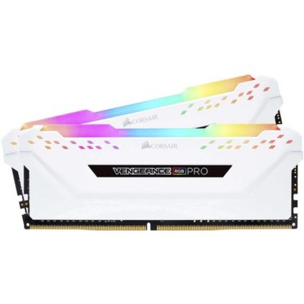 Corsair VENGEANCE RGB PRO 16GB bílá / 2x8GB / DDR4 / 3000MHz / PC4-24000 / CL15-17-17-35 / 1.35V / XMP2.0 (CMW16GX4M2C3000C15W)