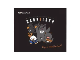 Darkflash Gaming Mouse Pad černá / herní podložka pod myš / 30x25cm (5905316145191)