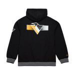 Mitchell & Ness Pánská mikina Pittsburgh Penguins NHL Playmaker Fleece Hoodie Vintage Logo Velikost: XL