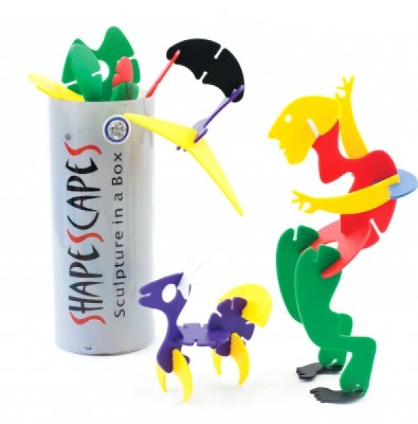 Shapescapes Stavebnice - Barevné tvary (Shapescapes) (90 ks)