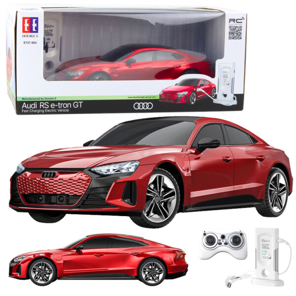 Mamido Autíčko na dálkové ovládání RC Audi RS E-tron GT 1:14 červené