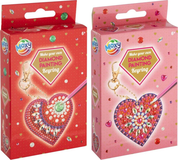 Diamantové malování klíčenka Srdíčko - Craft Creative
