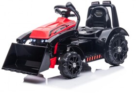 Mamido Dětský elektrický traktor G320 s radlicí červený