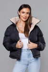 Černá bunda typu puffer pro přechodné období (5M3115-392) odstíny černé L (40)