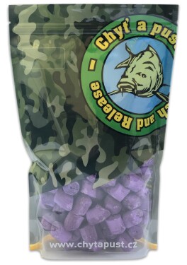 Chyť a pusť Pelety Česká švestka 18mm 900g,Chyť a pusť Pelety Česká švestka 18mm 900g