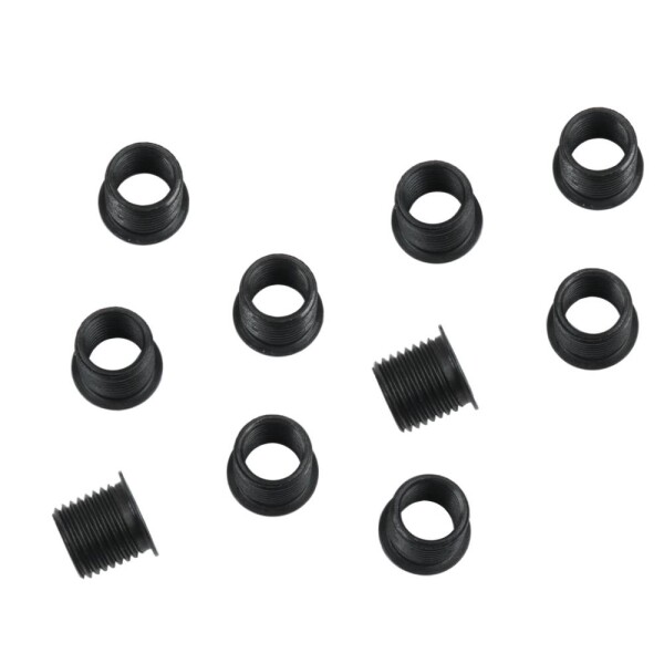 KS Tools 150.5086 Závitové pouzdro s nákružkem, L = 17,5 mm, vnitřní závit = M14x1,25/AG = M16x1,25