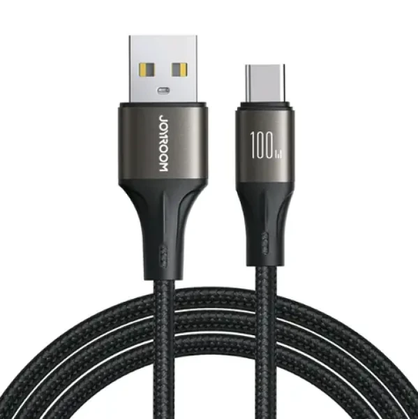 Joyroom SA25-AC6 Nabíjecí kabel USB-A (M) - USB-C (M) 100W 1.2m černá (SA25-AC6 1.2m Black)