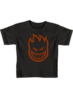 Spitfire BIGHEAD BLACK BURNT ORANGE Print dětské tričko krátkým rukávem 4T