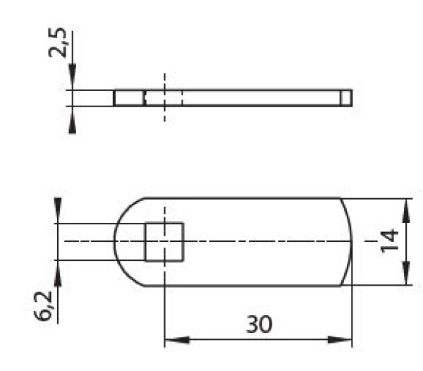 Lehmann Závora pro nábytkový zámek :: s háčkem (281977)