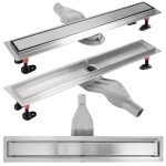 REA - Scarico lineare Neox Superflow BRUSH NICKEL 60 REA-G2705