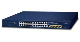 Planet GS-4210-24T4S / Switch / 24x Gigabit / 4x 1G/2.5G SFP / L2 fanless (GS-4210-24T4S)