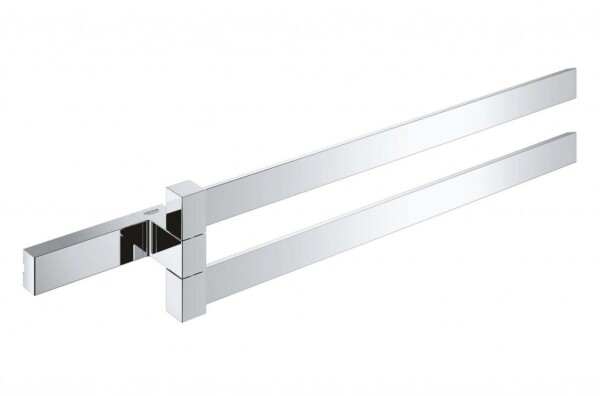 GROHE - Selection Cube Dvojitý držák ručníků, chrom 40768000