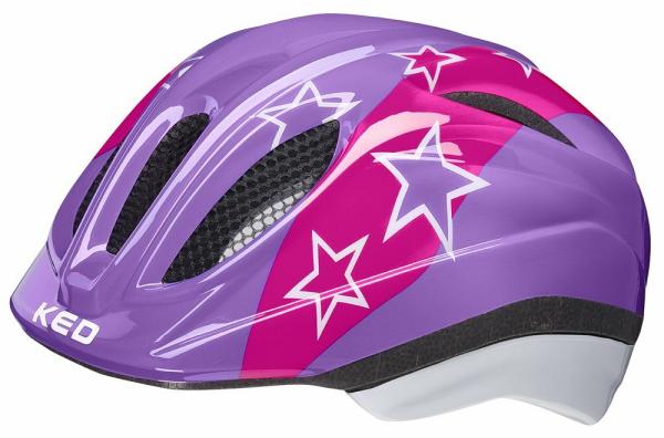 Dětská cyklistická přilba KED Meggy II Trend Lilac stars