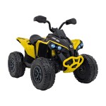 Mamido Dětská elektrická čtyřkolka Maverick ATV 2x200W žlutá